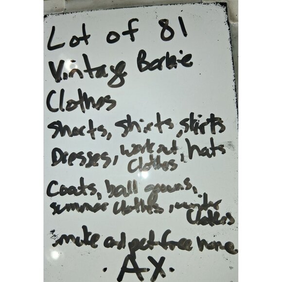 Vintage Barbie & Ken Doll Clothes Bundle 81 piece - Picture 13 of 13